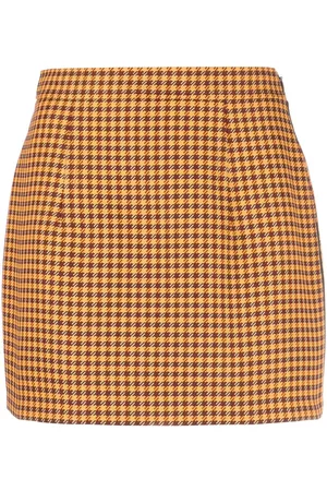 Marni Dames Geruite Rokken - Checked fitted miniskirt