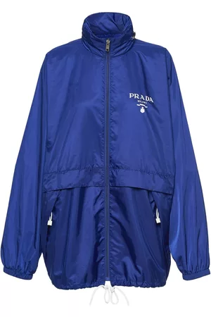 Prada Dames Donsjassen - Re-Nylon logo-print jacket