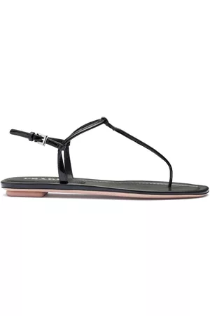 Prada Dames Platte Sandalen - Thong-strap flat sandals