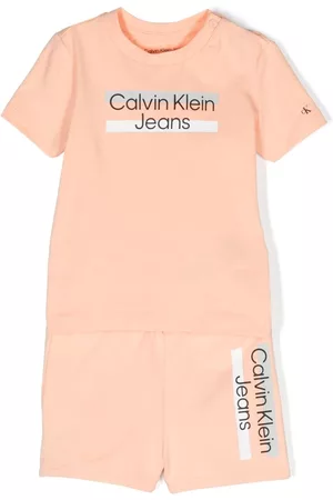 Calvin Klein Shorts - Logo-print cotton short set