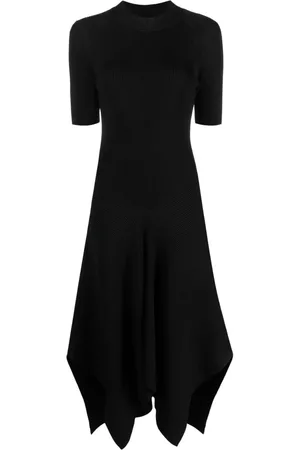 Stella McCartney Dames Asymmetrische jurken - Asymmetric ribbed-knit dress
