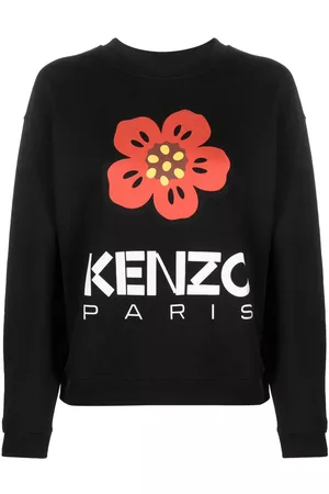 Kenzo Dames Geprinte Overhemden - Boke-print cotton sweatshirt