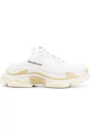 Balenciaga Dames Clogs - Triple S faux-leather mules