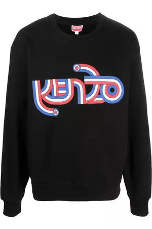 Kenzo Heren Katoen Overhemden - Logo-print cotton sweatshirt
