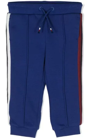 Tommy Hilfiger Joggingbroeken - Striped cotton-blend track pants