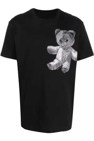 Philipp Plein Heren Teddy vesten - Paisley-print Teddy Bear T-shirt