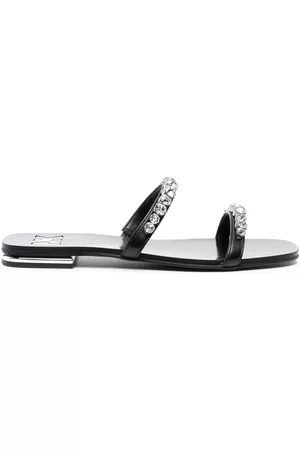 Michael Kors Dames Platte Sandalen - Jessa crystal-embellished flat sandals