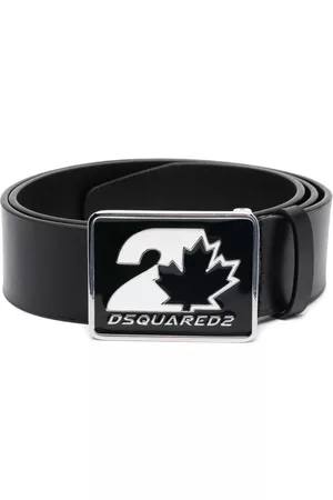 Dsquared2 Heren Riemen - Logo-buckle leather belt