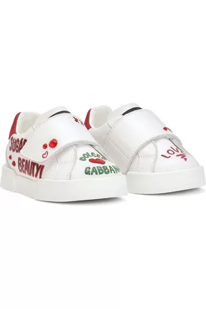 Dolce & Gabbana Meisjes Sneakers - Portofino graphic-print sneakers