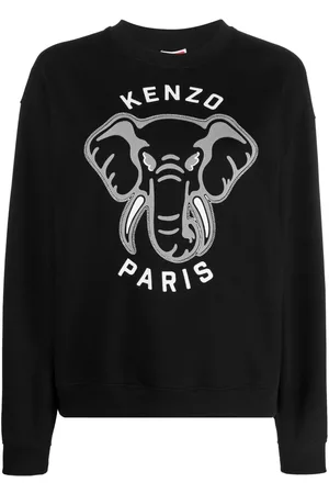 Kenzo Dames Sweaters - Varsity Jungle embroidered sweatshirt