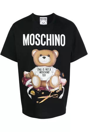 Moschino Heren Teddy vesten - Teddy Bear-print cotton T-shirt