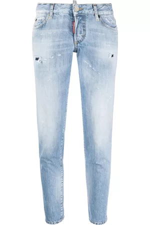 Dsquared2 Dames Slim - Low-rise slim-cut jeans