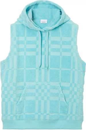 Burberry Dames Jacquard Truien - Check Cotton Jacquard hoodie