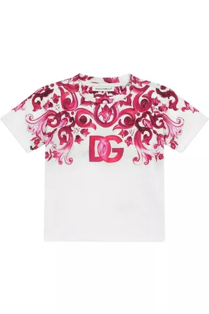 Dolce & Gabbana T-shirts - Majolica-print cotton T-shirt