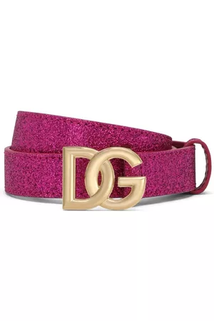 Dolce & Gabbana Riemen - Logo-buckle leather belt