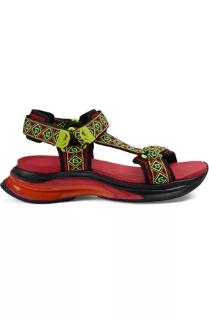 Gucci Heren Outdoor Sandalen - Run logo-print sandals