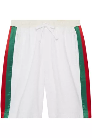 Gucci Heren Bermuda's - Web-stripe detail GG shorts