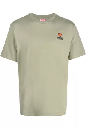 Kenzo Heren T-shirts - Logo-embroidered cotton T-shirt