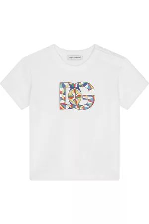 Dolce & Gabbana T-shirts - Logo-print crew-neck T-shirt
