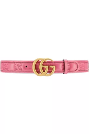 Gucci Dames Riemen - GG Marmont matelassé leather belt