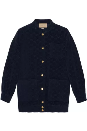Gucci Dames Donsjassen - GG button-up cotton jacket