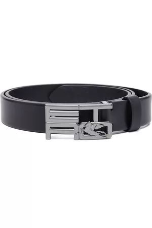 Etro Dames Riemen - Logo-buckle leather belt