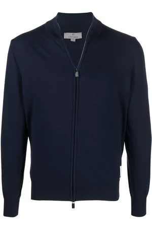 CANALI Heren Gebreide Vesten - Zipped-up knit cardigan