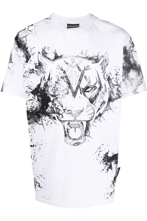 Philipp Plein Heren T-shirts - Graphic-print cotton T-shirt
