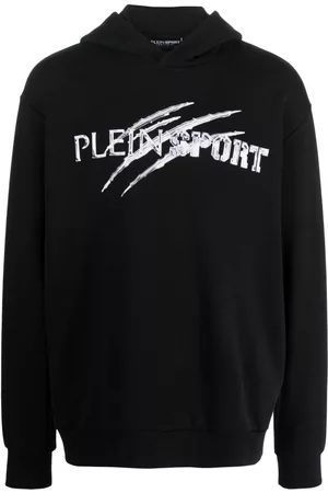 Philipp Plein Heren Hoodies - Chrome Scratch cotton hoodie