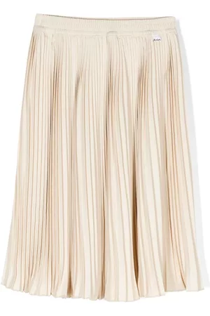 Molo Meisjes Rokken - Pleated logo-patch midi skirt
