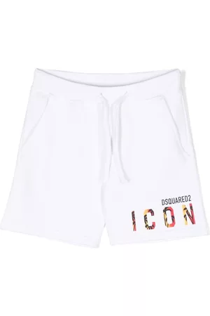 Dsquared2 Jongens Shorts - Logo-print track shorts