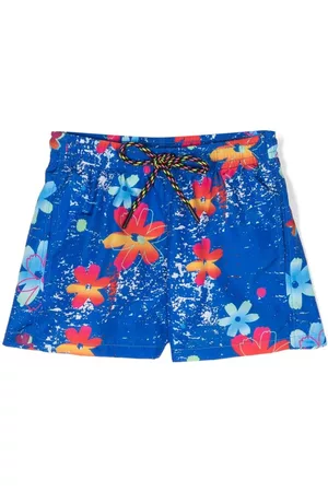 Nos Shorts - Floral-print swim shorts