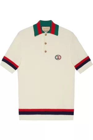 Gucci Heren Poloshirts - Web knitted coton polo shirt