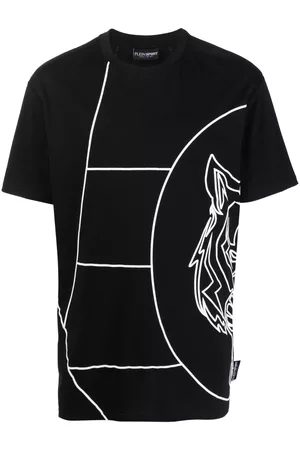 Philipp Plein Heren T-shirts - Graphic-print cotton T-shirt