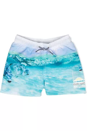 Molo Shorts - Ocean-motif swim shorts