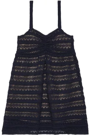 Gucci Dames Korte jurken - Lace cotton minidress