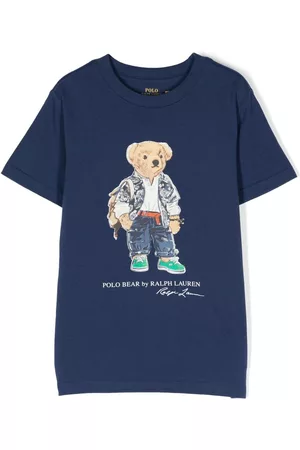 Ralph Lauren Jongens Poloshirts - Polo Bear cotton T-shirt