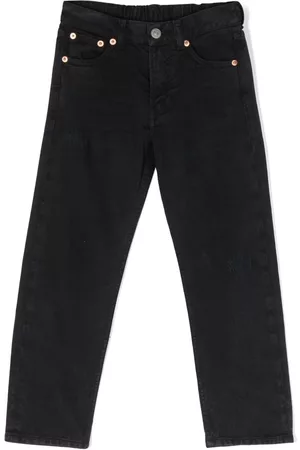 Maison Margiela Straight - Elasticated-waistband straight-leg jeans