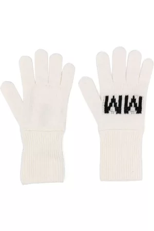 Maison Margiela Handschoenen - Logo intarsia-knit gloves