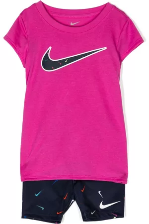 Nike Shorts - Swoosh logo-print shorts set