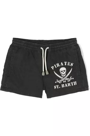 MC2 SAINT BARTH Shorts - Logo-print swim shorts