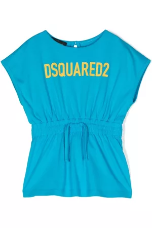 Dsquared2 Meisjes Geprinte jurken - Logo-print drawstring-waist dress