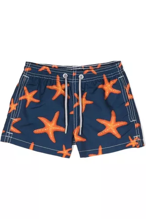 MC2 SAINT BARTH Shorts - Starfishes-print swim trunks