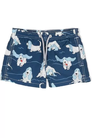 MC2 SAINT BARTH Shorts - Dogs-print swim trunks