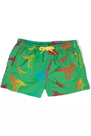 MC2 SAINT BARTH Shorts - Dino-print swim shorts