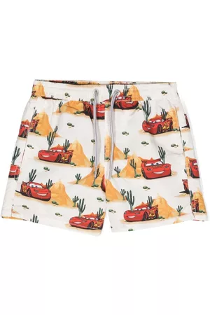 MC2 SAINT BARTH Shorts - Cars-print swim shorts