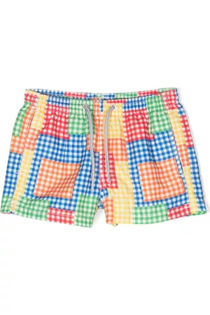 MC2 SAINT BARTH Shorts - Check-pattern-print swim trunks
