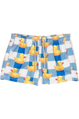 MC2 SAINT BARTH Shorts - Ducks-print swim trunks