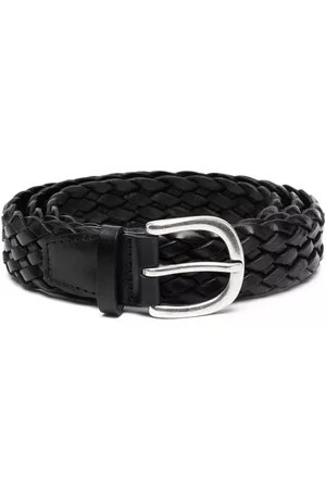 Orciani Heren Riemen - Braided leather belt