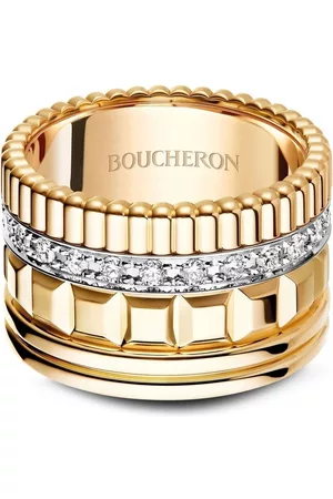 Boucheron Dames Ringen - 18kt yellow Diamond Quatre Radiant ring